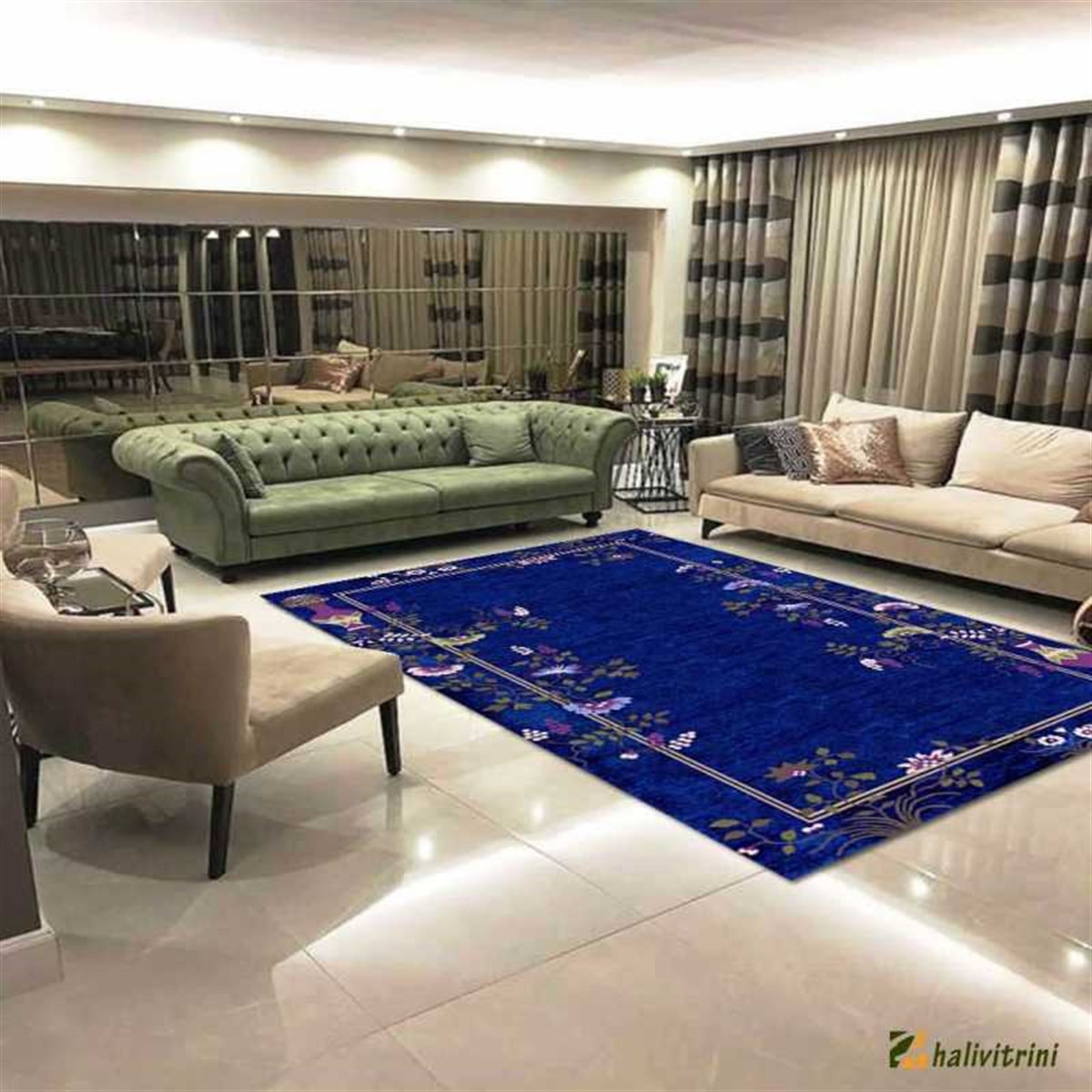 Hitit Oval Halı 160x230 Lidya Lüx 4110