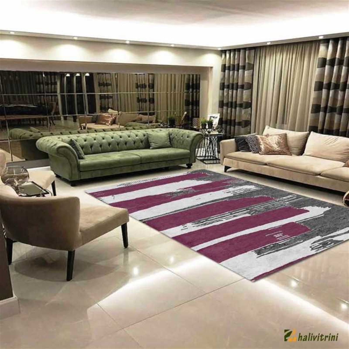 Hitit Oval Halı 160x230 Lidya Lüx 4121