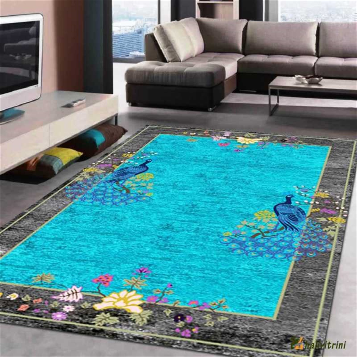 Hitit Oval Halı 160x230 Lidya Lüx 4144