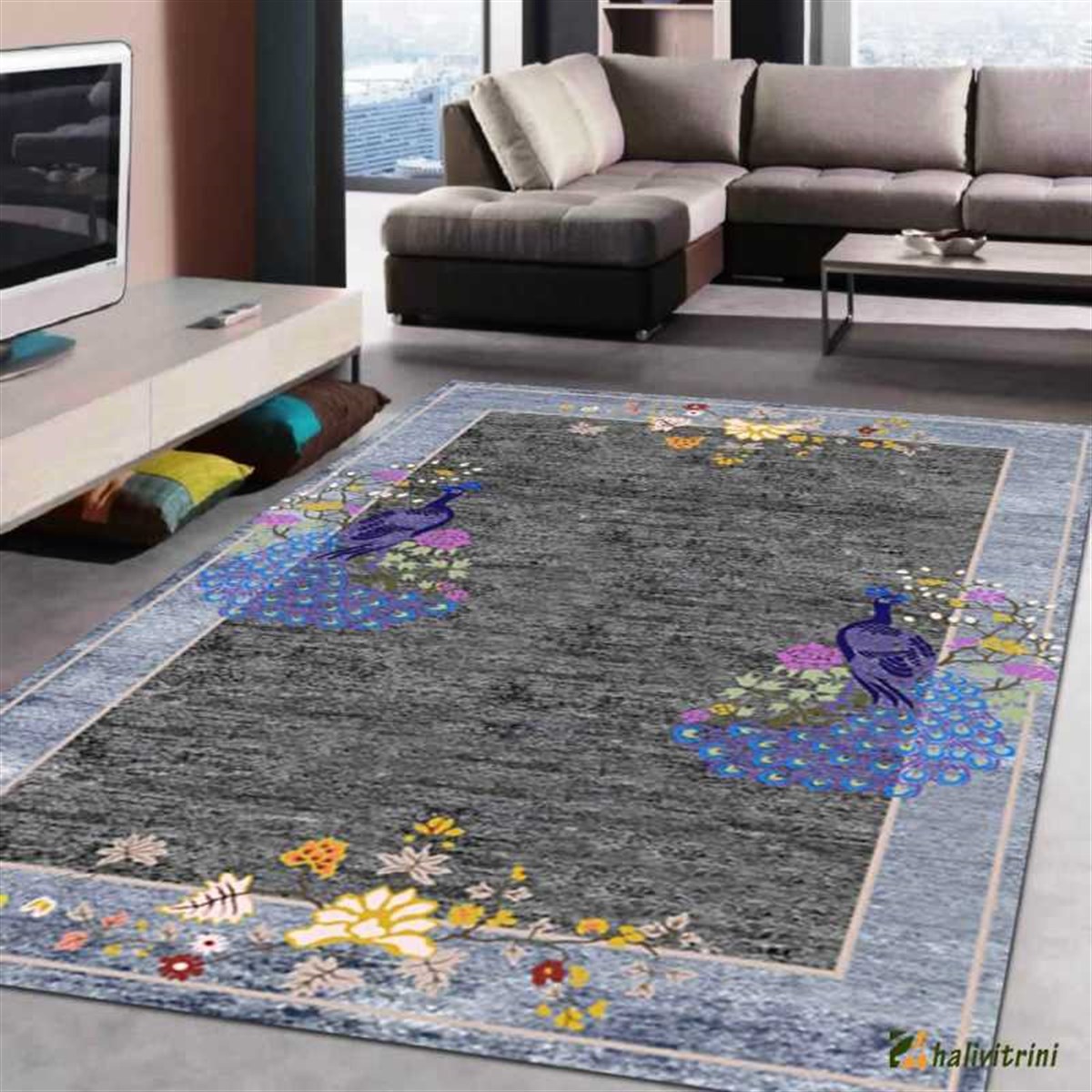 Hitit Oval Halı 160x230 Lidya Lüx 4159