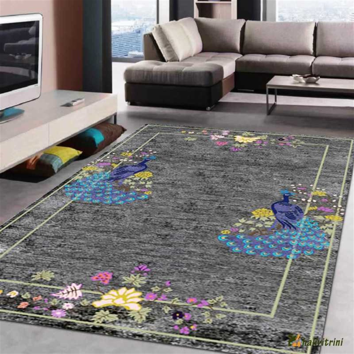 Hitit Oval Halı 160x230 Lidya Lüx 4162