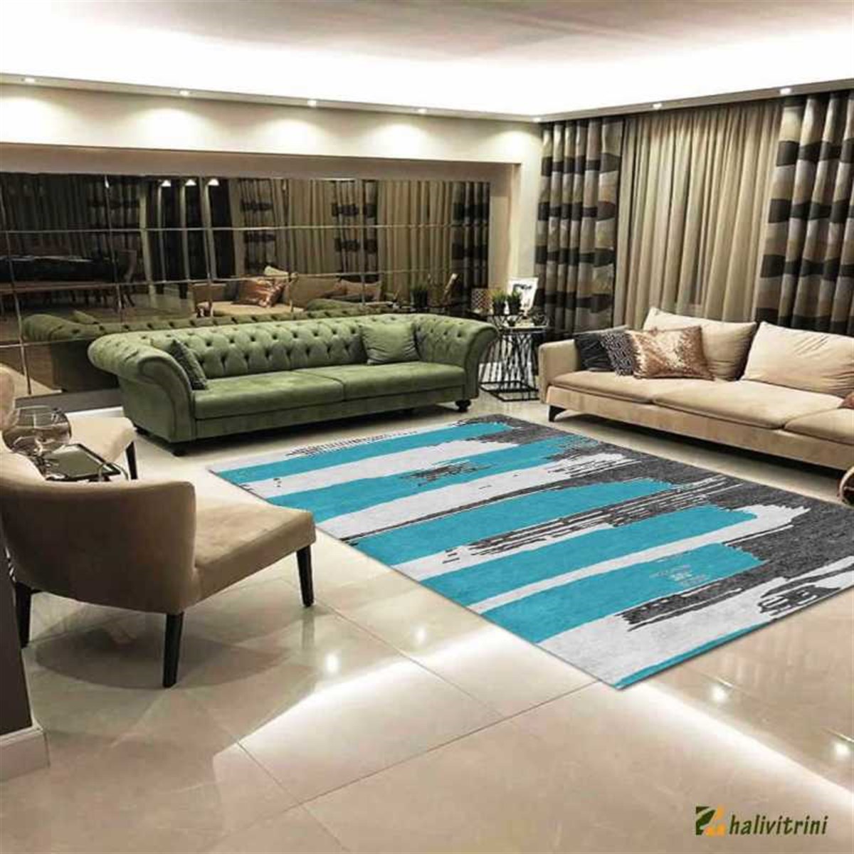 Hitit Yolluk Halı 100x300 Lidya Lüx 4124