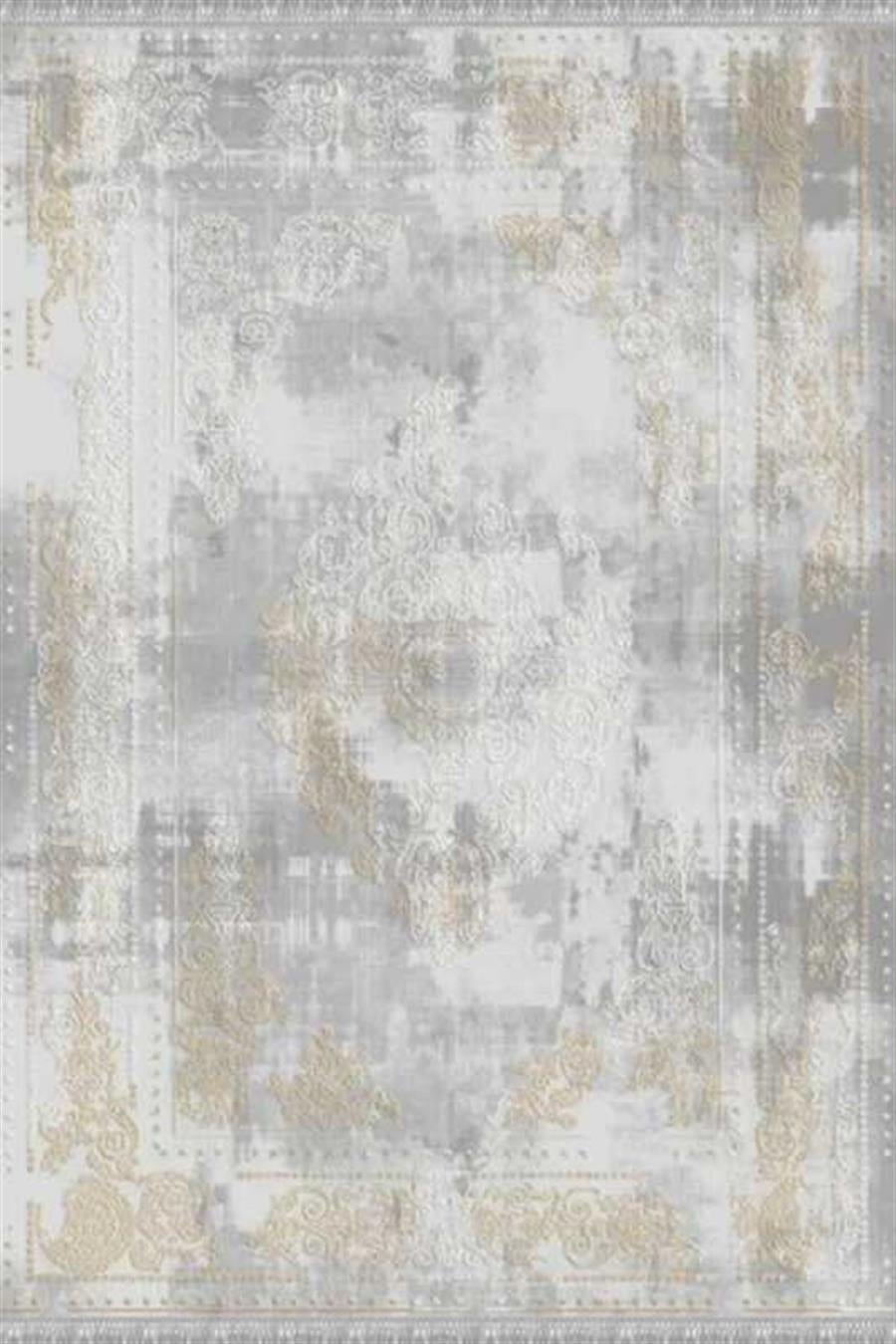 İpek Yolluk Halı 80X150 Blossom 13405 Gri