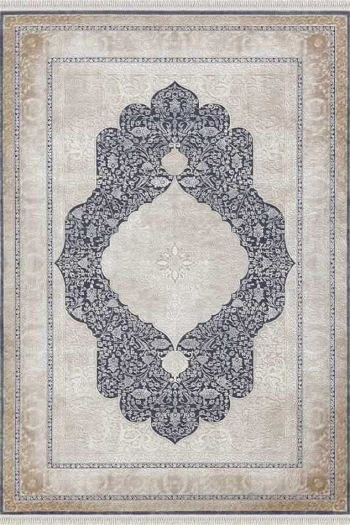 Merinos Oda Halısı 160x230 Rodin 19776 035 Vizon Turkuaz