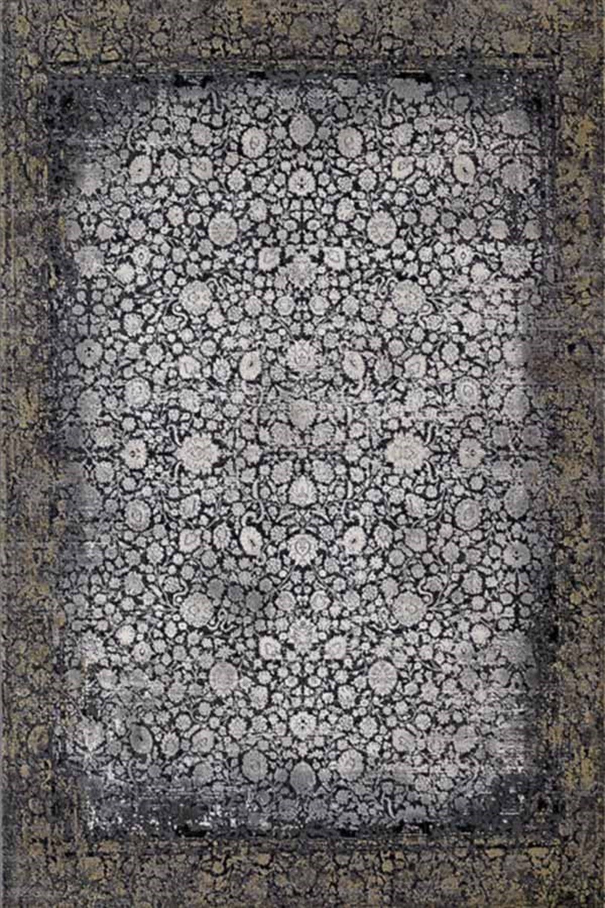 Merinos Oda Halısı 180x250 Rodin 34673 090 Gri Sarı