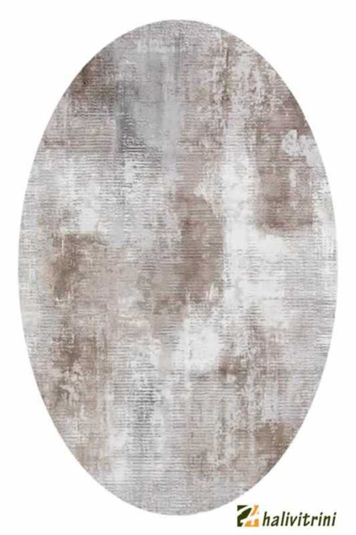 Merinos Oval halı 160x230 Therapy 19114 080 Vizon Kahve