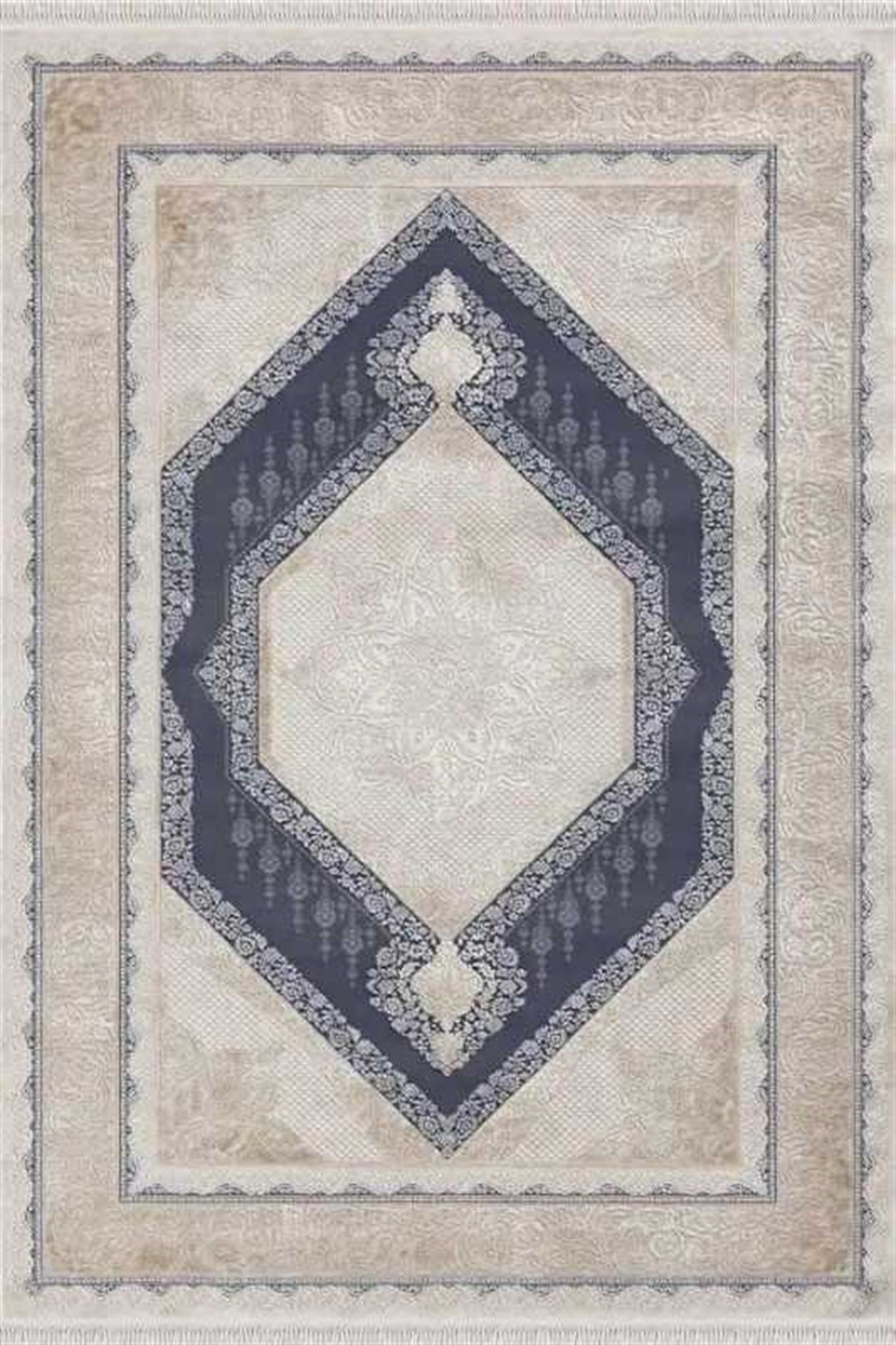Merinos Salon Halısı 200x290 Rodin 19769 035 Turkuaz
