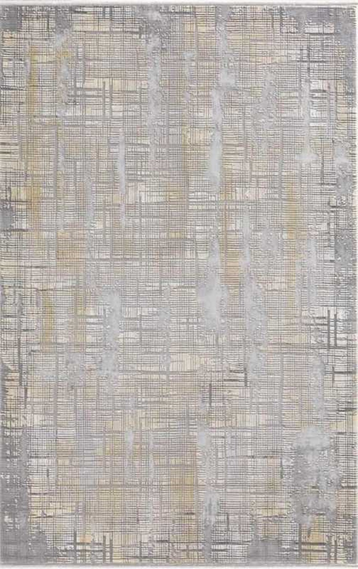 Merinos Yolluk Halısı 100x200 Therapy 19117 095 Gri Sarı