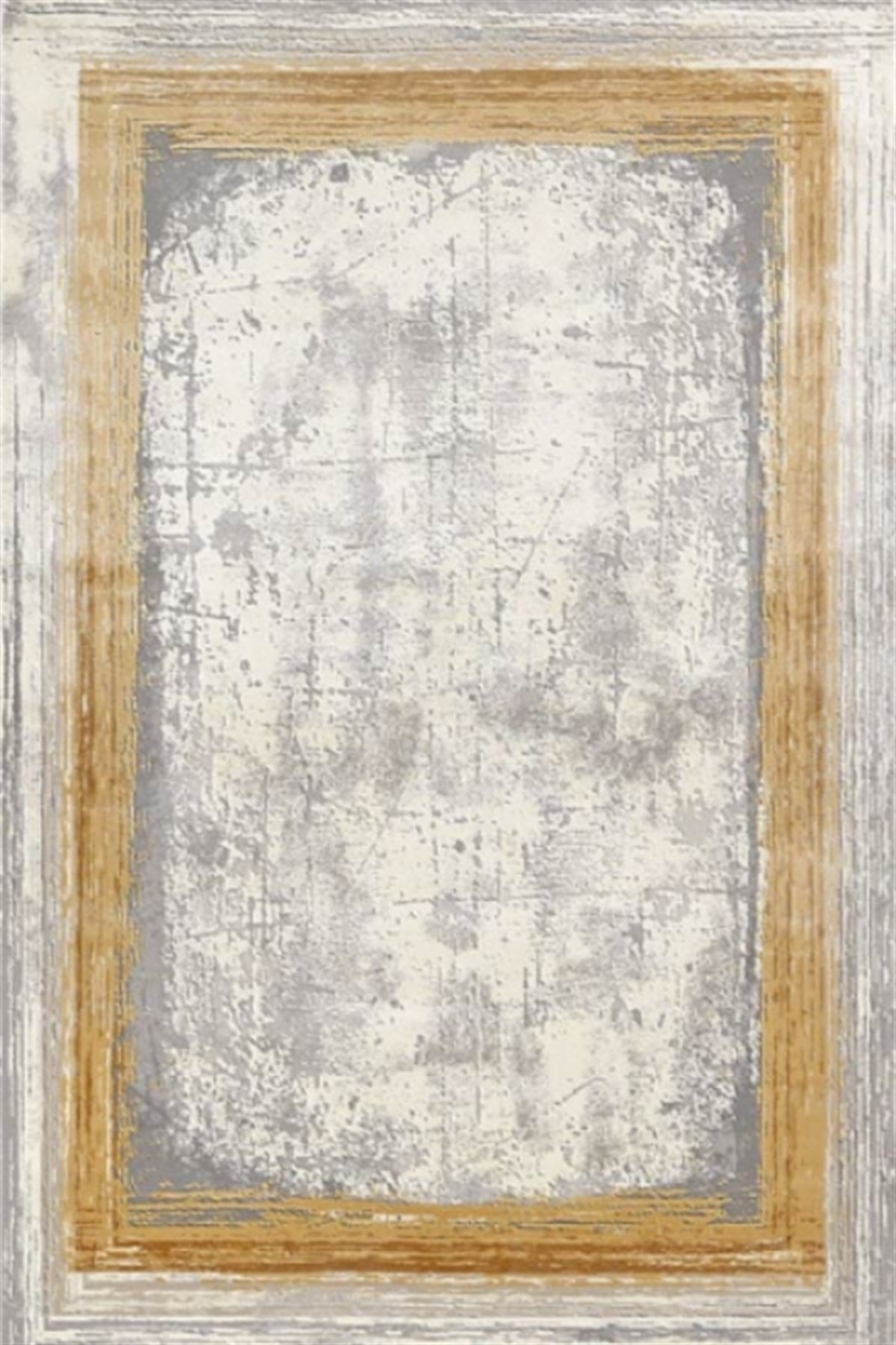 Merinos Yolluk Halısı 80x300 Therapy 34665 075 Gri Sarı