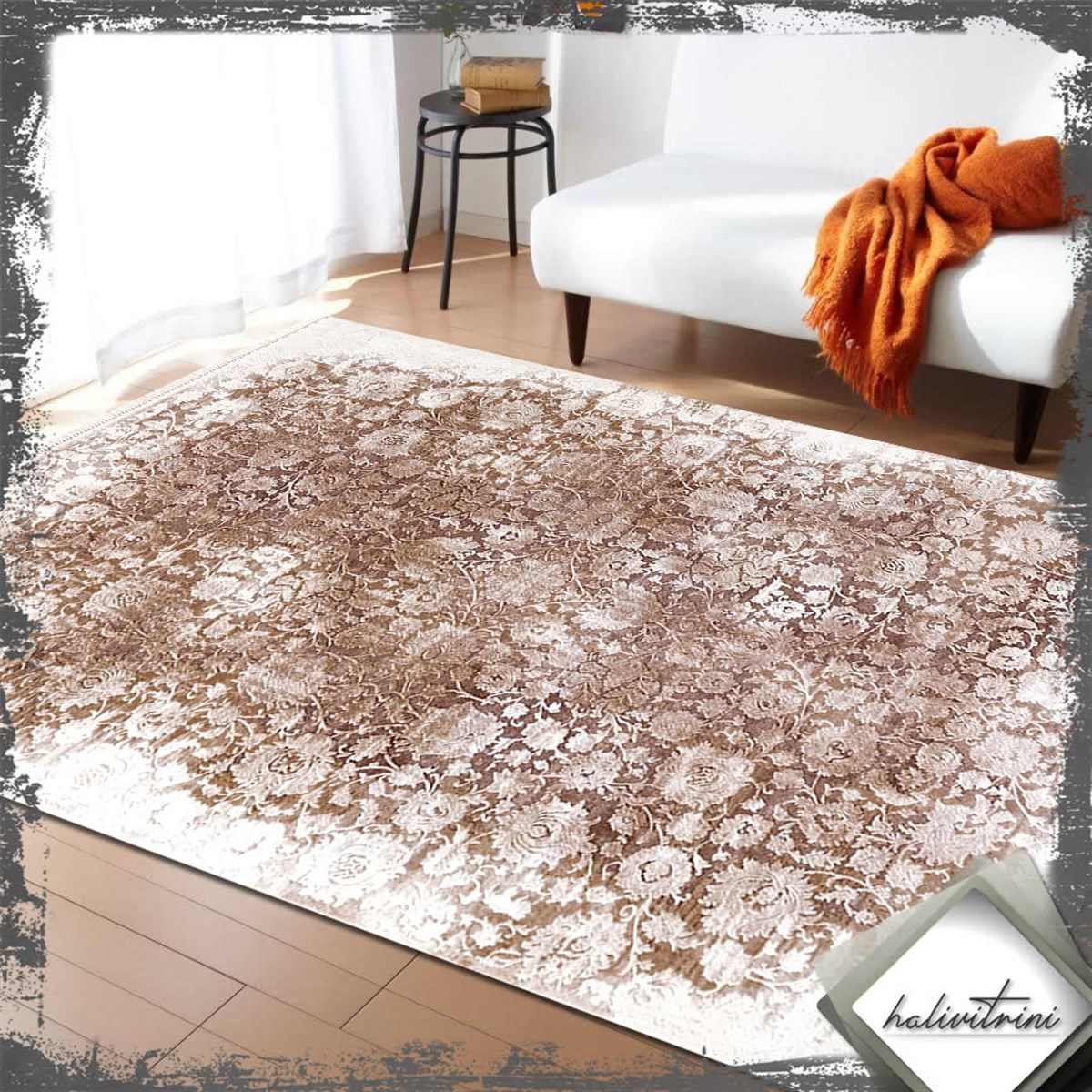 Padişah Oda Halısı 125x200 Santo 31880 080 Kahve Krem