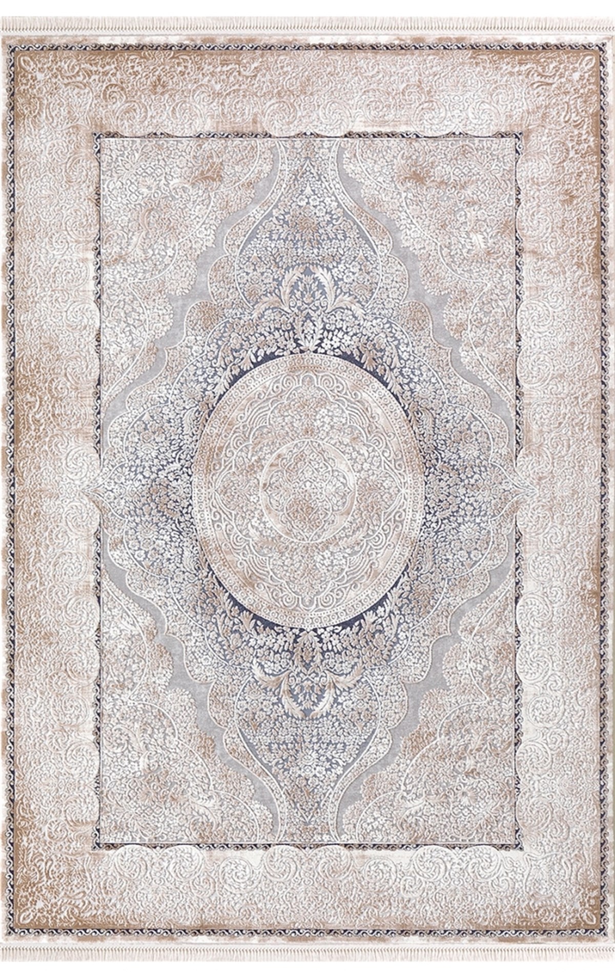 Padişah Oda Halısı 125x200 Santo 31883 035 Lacivert Bej