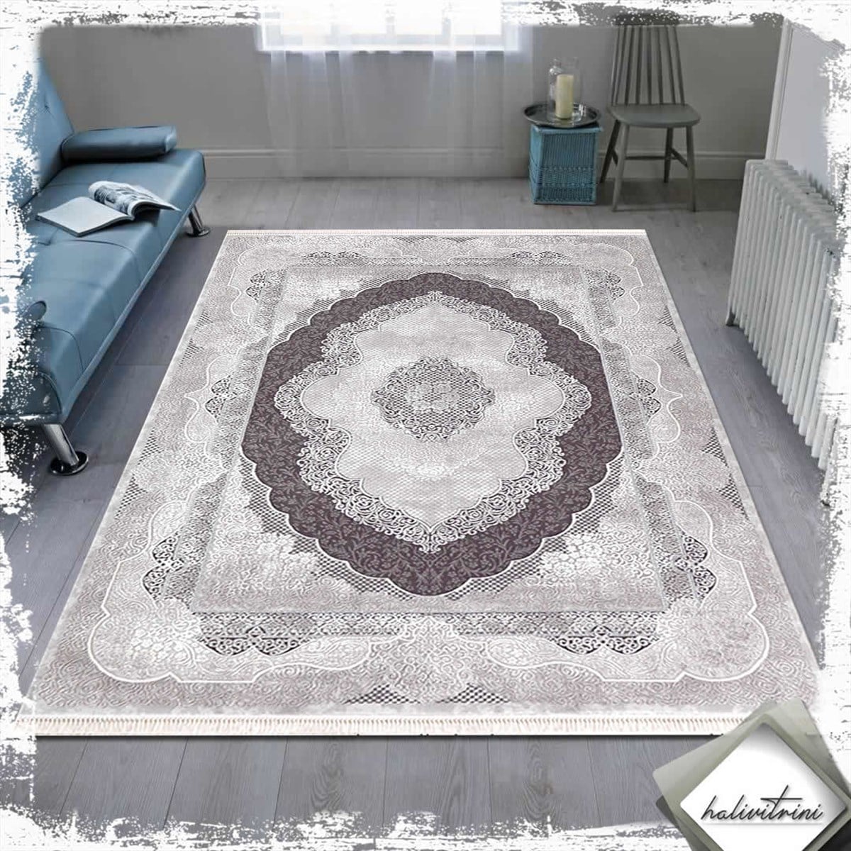 Padişah Salon Halısı 180x250 Santo 31882 095 Gri Bej