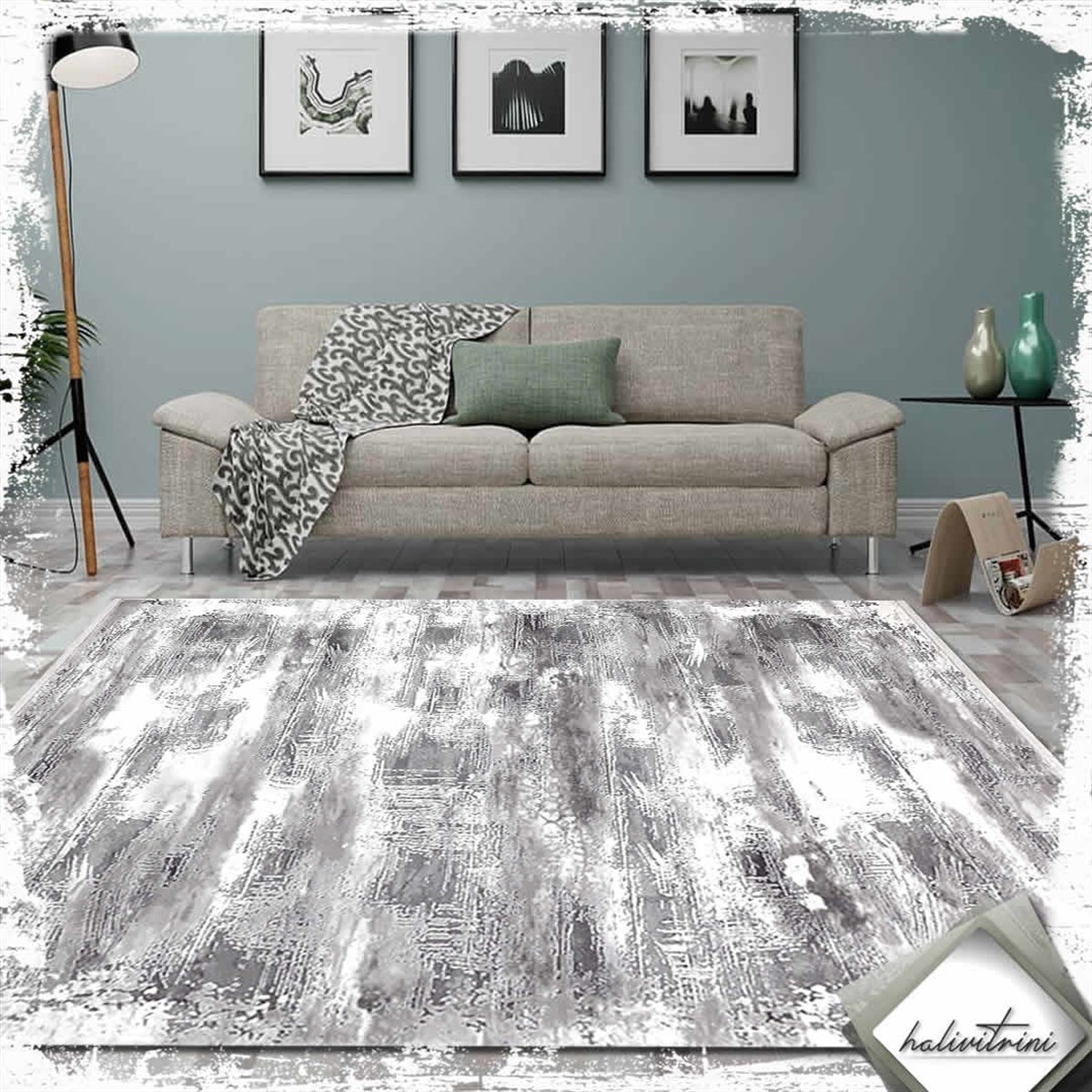 Padişah Salon Halısı 200x290 Eternity 31971 091 Gri Bej