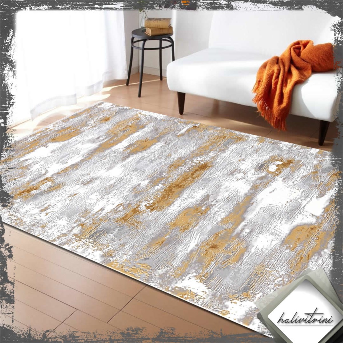 Padişah Yolluk Halısı 80x150 Eternity 31971 075 gri bej