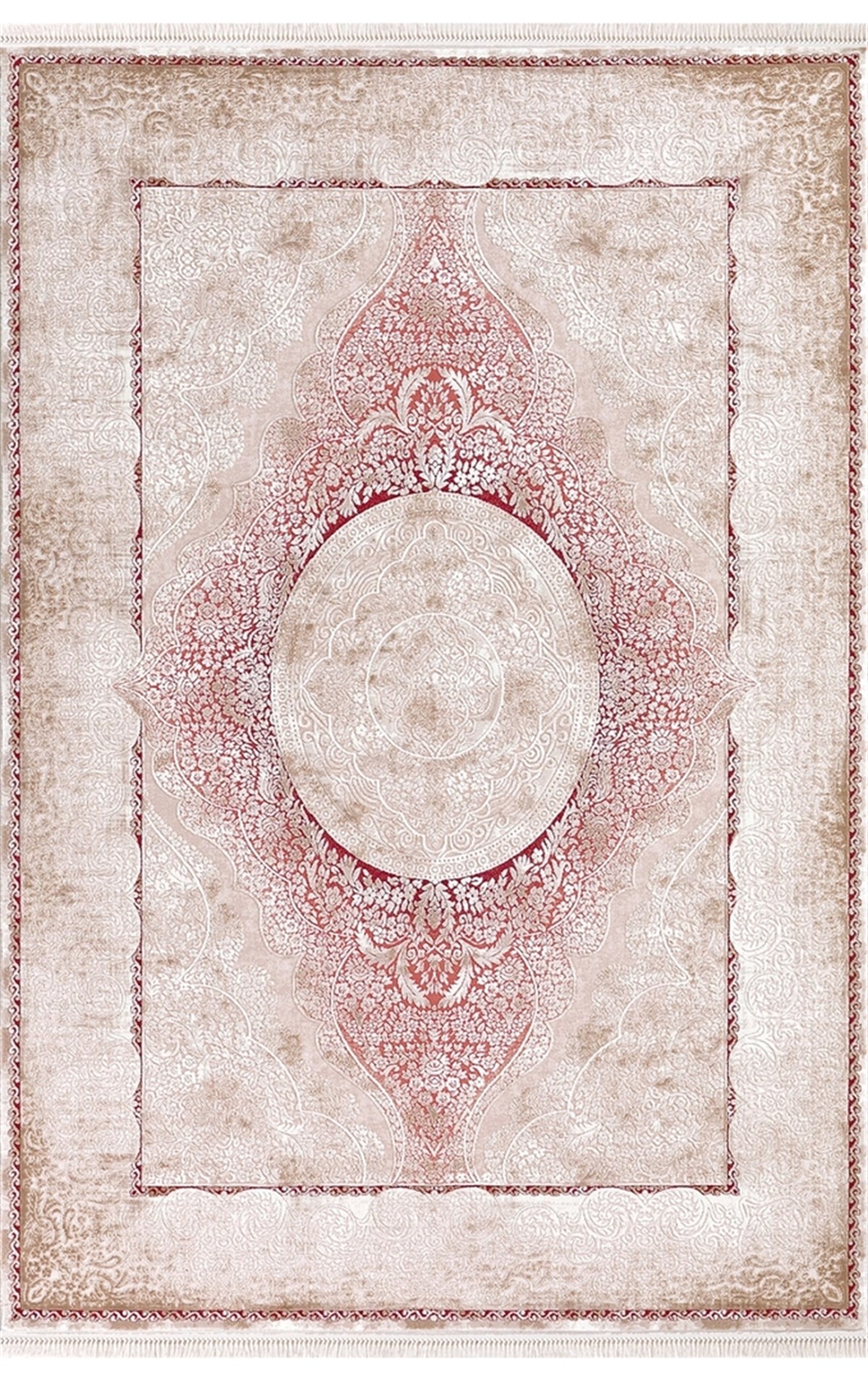 Padişah Yolluk Halısı 80x150 Santo 31883 010 Bordo Bej