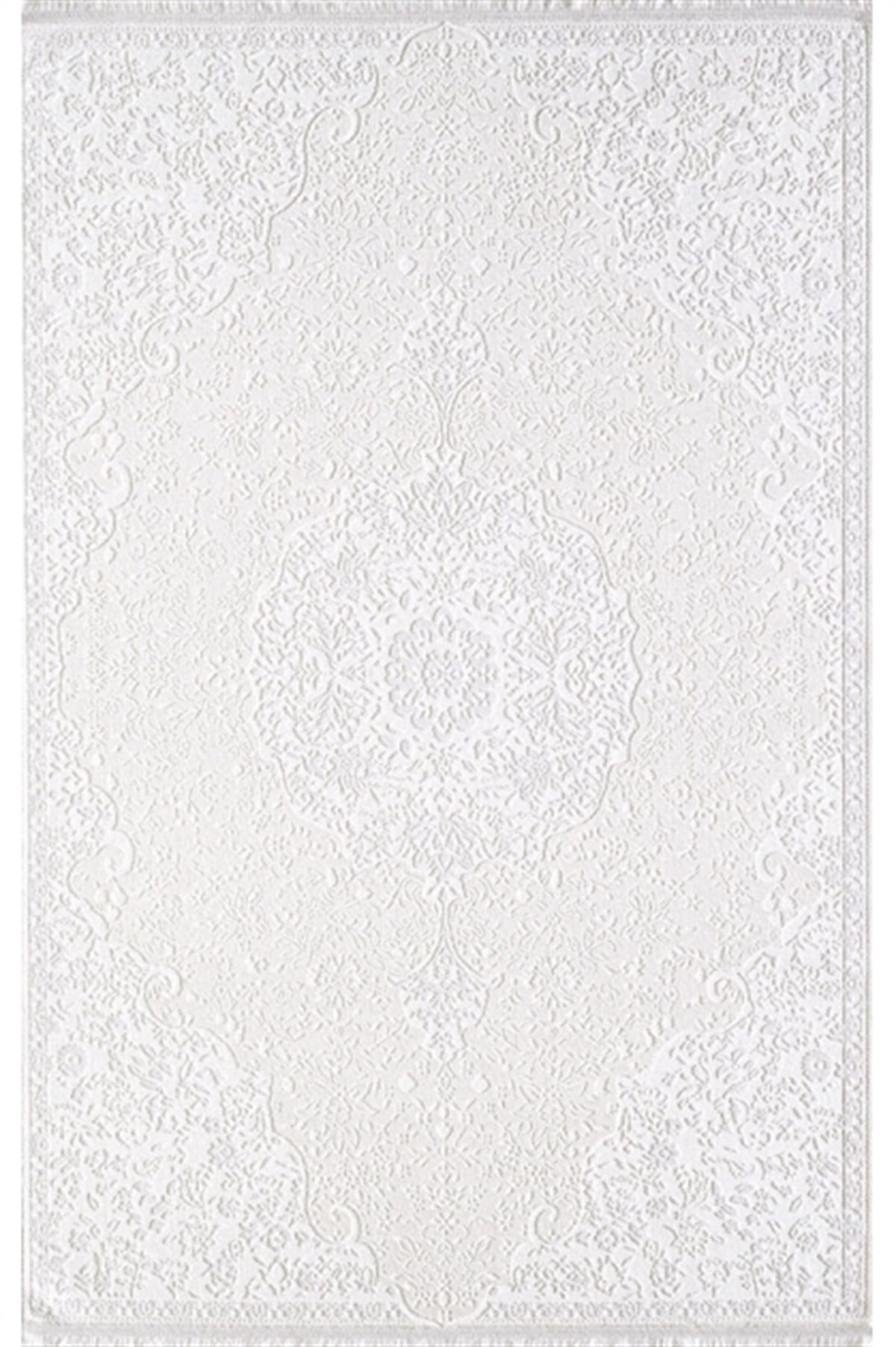 Royal Salon Halısı 200x290 Pera PP05A Beyaz