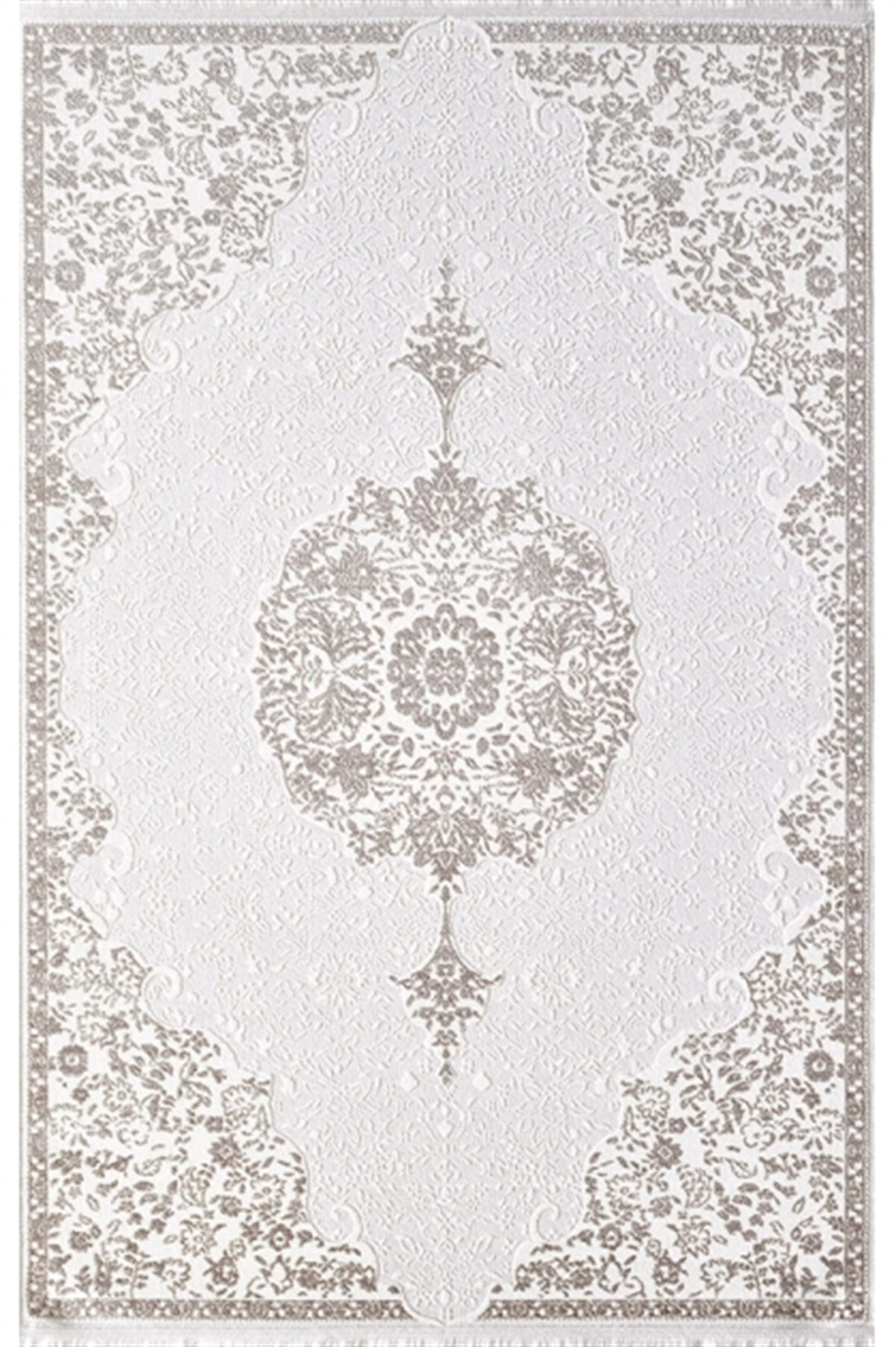 Royal Salon Halısı 200x290 Pera PP05H Beyaz