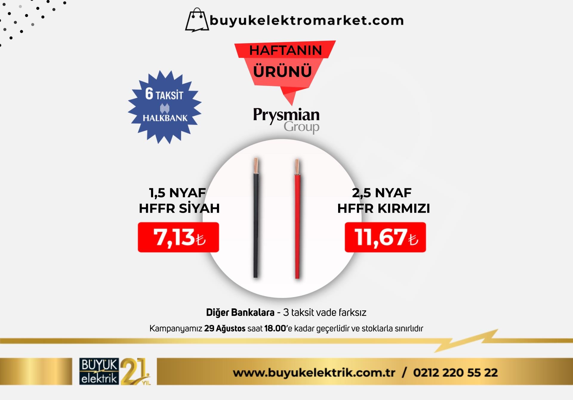 Prs kablo Ağustos 2025