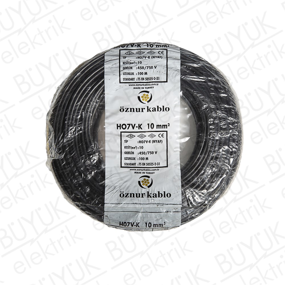 10mm NYAF KABLO SİYAH buyukelektromarket.com Öznur