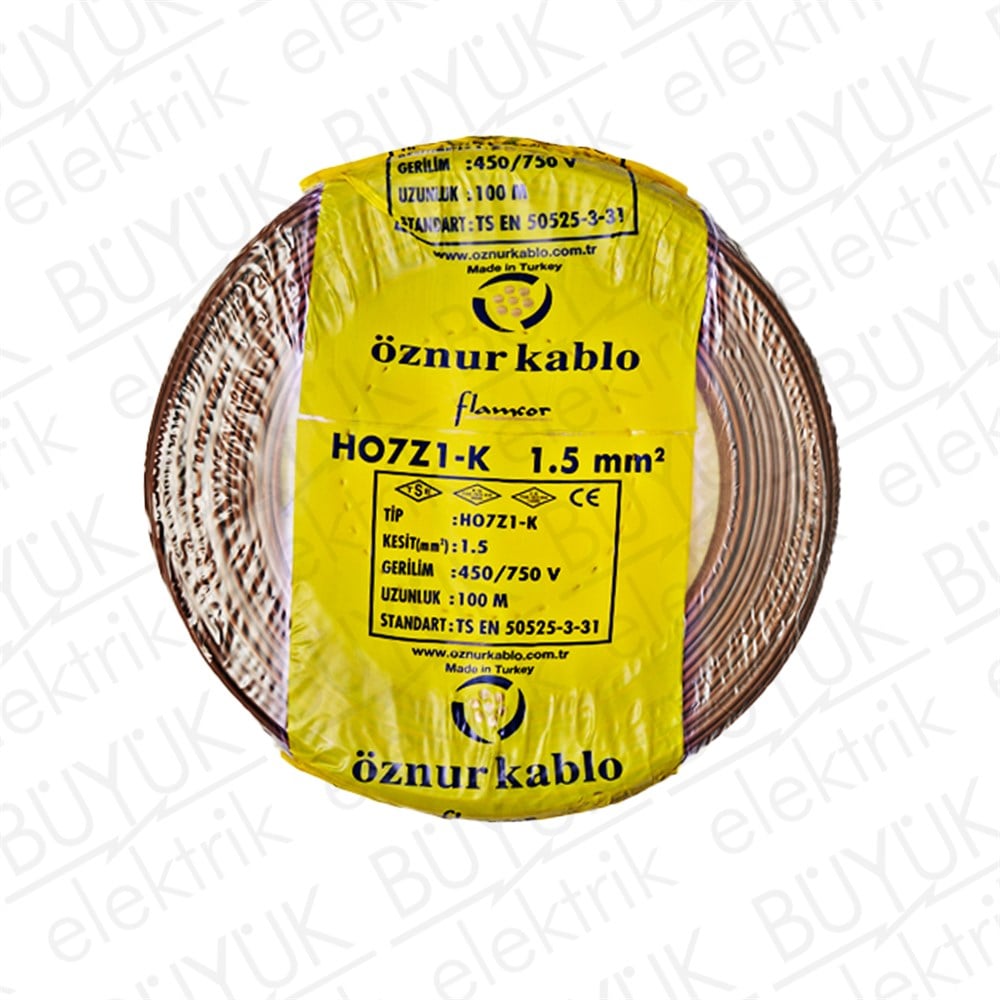 1,5 NYAF HFFR KABLO KAHVE buyukelektromarket.com Öznur