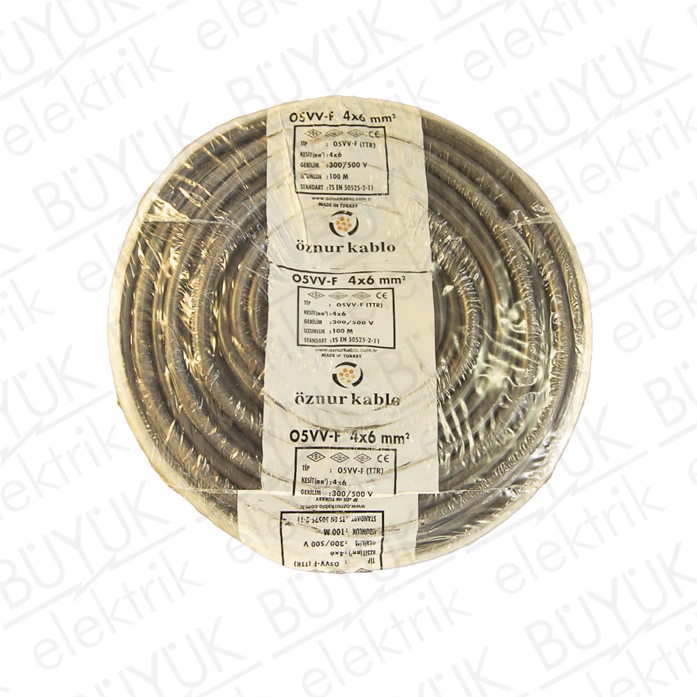 4-6mm TTR KABLO SİYAH buyukelektromarket.com Öznur