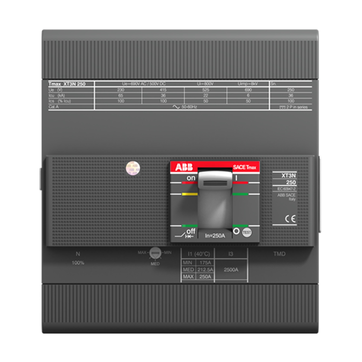 4*250A InN=100% 36kA TMD Kompakt Tip Devre Kesici buyukelektromarket.com ABB