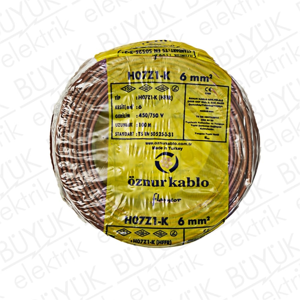 6mm NYAF HFFR KABLO KAHVE buyukelektromarket.com Öznur