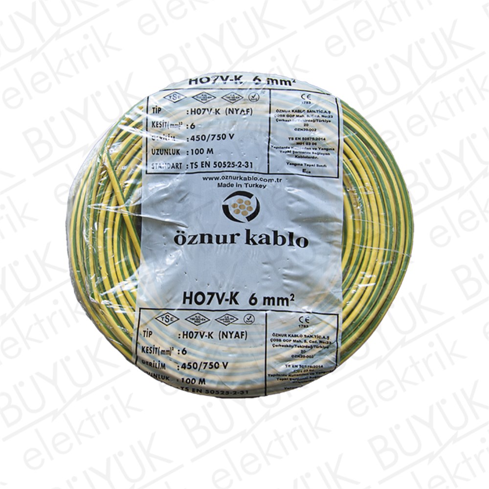 6mm NYAF KABLO SR/YŞ buyukelektromarket.com Öznur