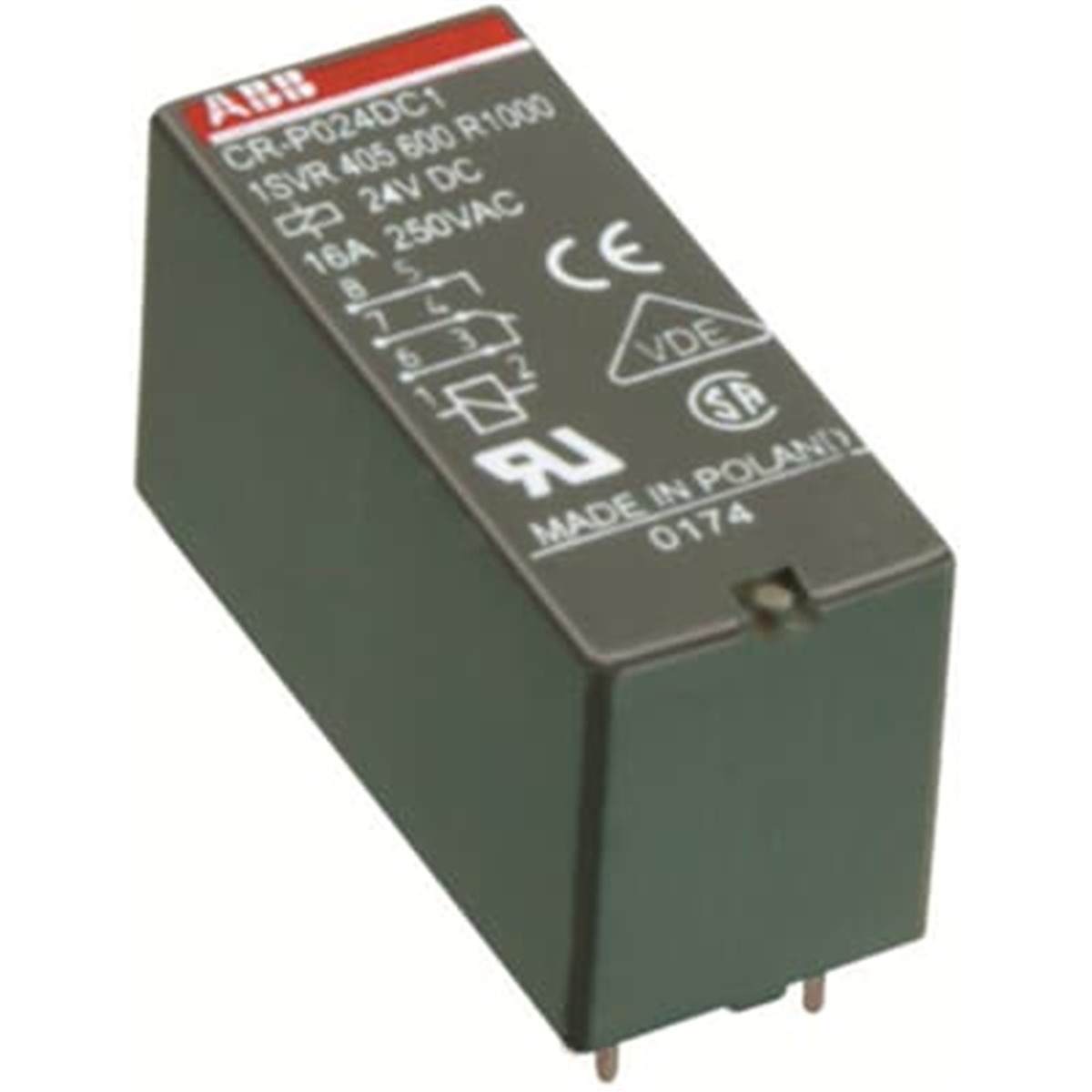 CR-P024DC2, Kontak : 2 A/K, PCB Röle buyukelektromarket.com ABB