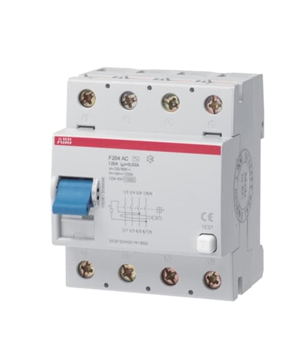 F204 AC-125/0,3 4*125A 300mA K.A.K. Anahtarı buyukelektromarket.com ABB