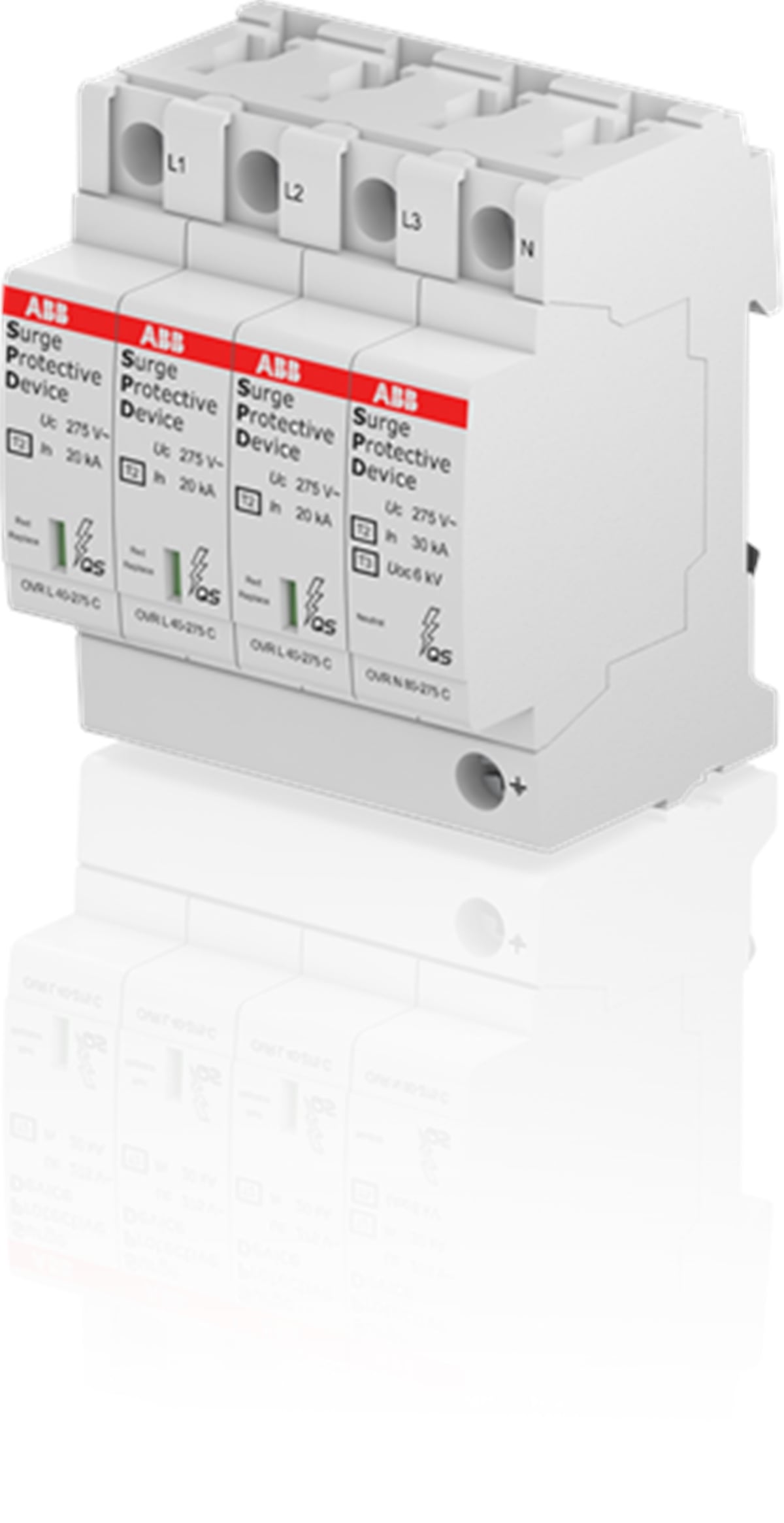 OVR T2 3N 40-275 P QS, Tip 2 (C Sınıfı) Parafudur buyukelektromarket.com ABB