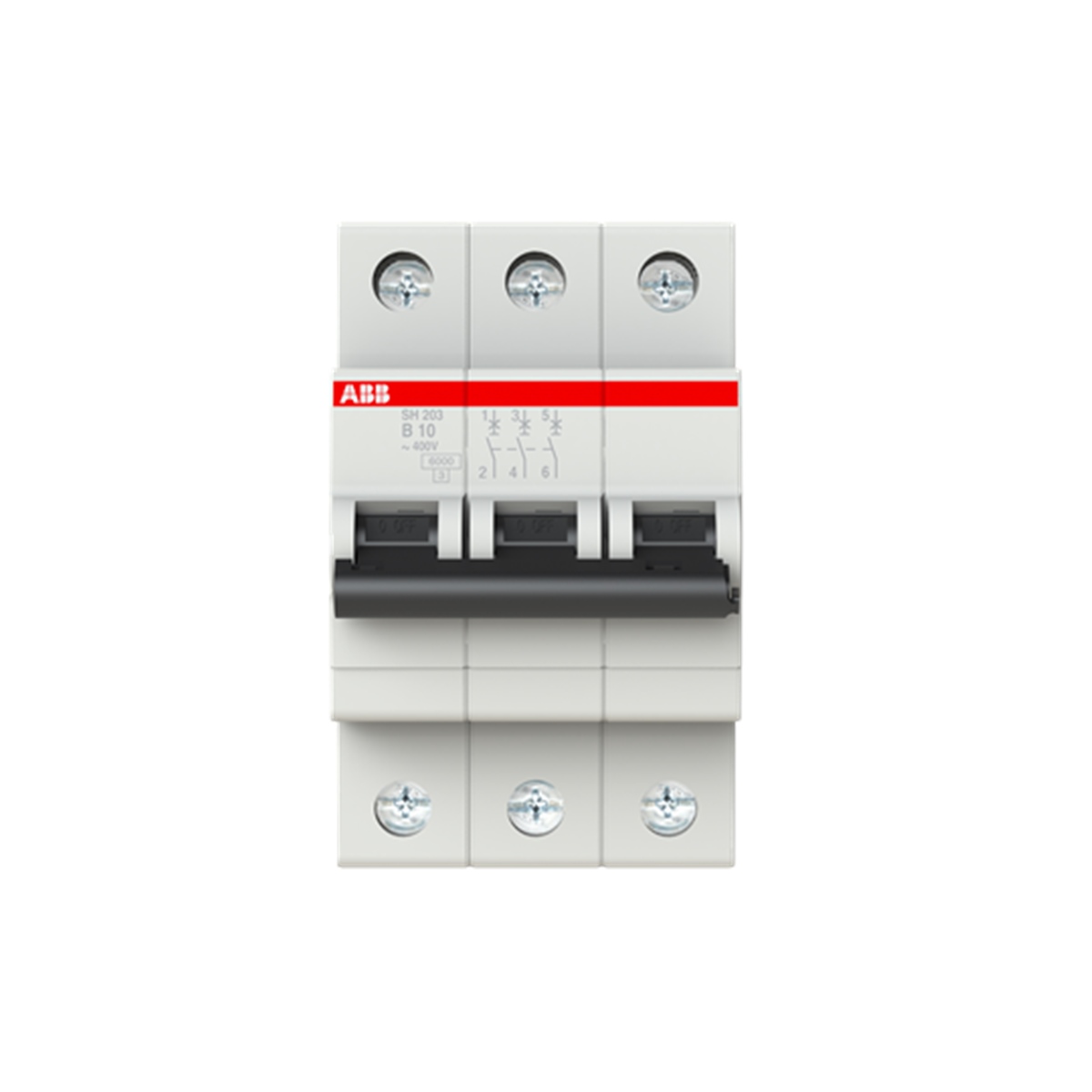 SH 203-B 10 3*10A 6kA B Tipi Otomatik Sigorta buyukelektromarket.com ABB