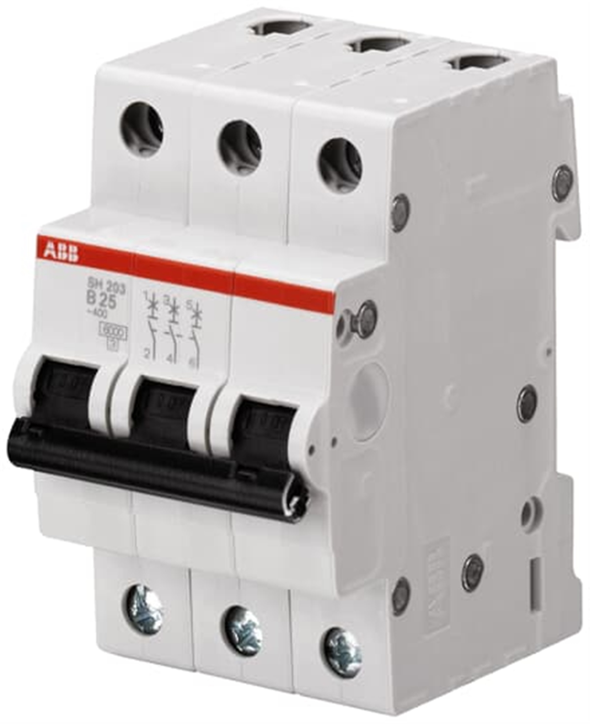 SH 203-B 25 3*25A 6kA B Tipi Otomatik Sigorta buyukelektromarket.com ABB
