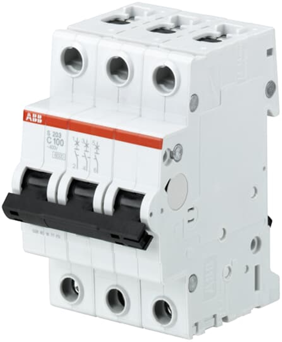 S 203-C 100 3*100A 6kA C Tipi Otomatik Sigorta buyukelektromarket.com ABB