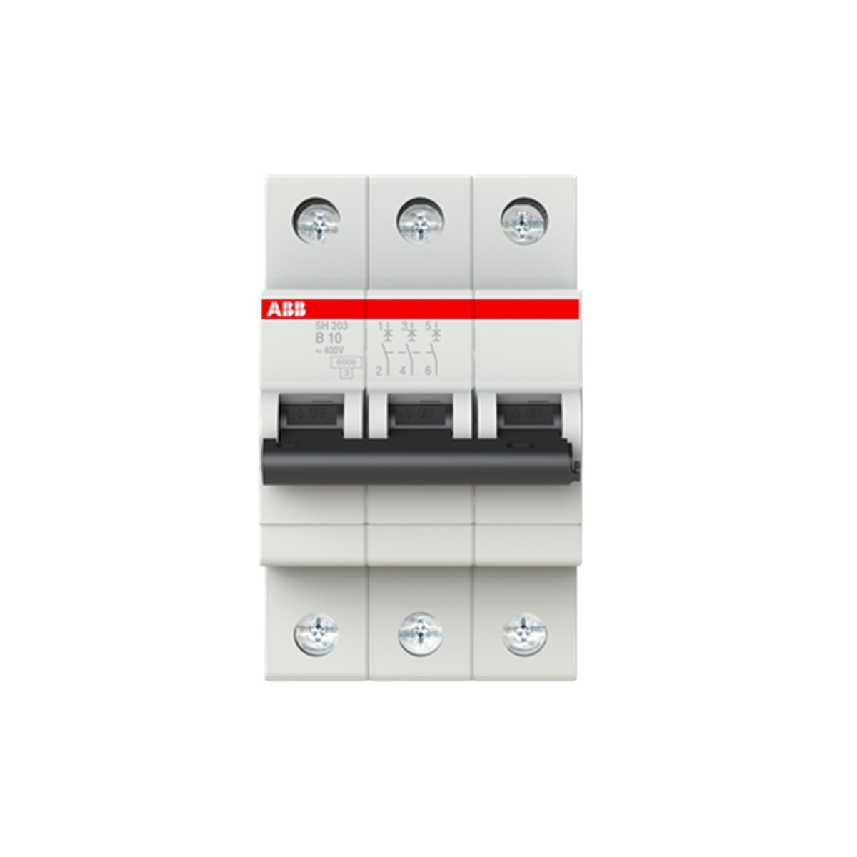 SH 203-B 10 3*10A 6kA B Tipi Otomatik Sigorta buyukelektromarket.com ABB