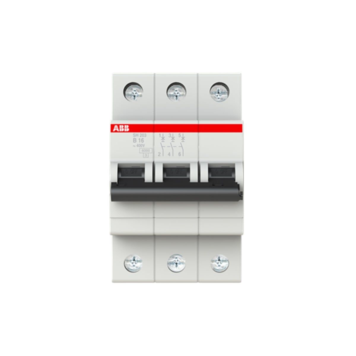 SH 203-B 16 3*16A 6kA B Tipi Otomatik Sigorta buyukelektromarket.com ABB