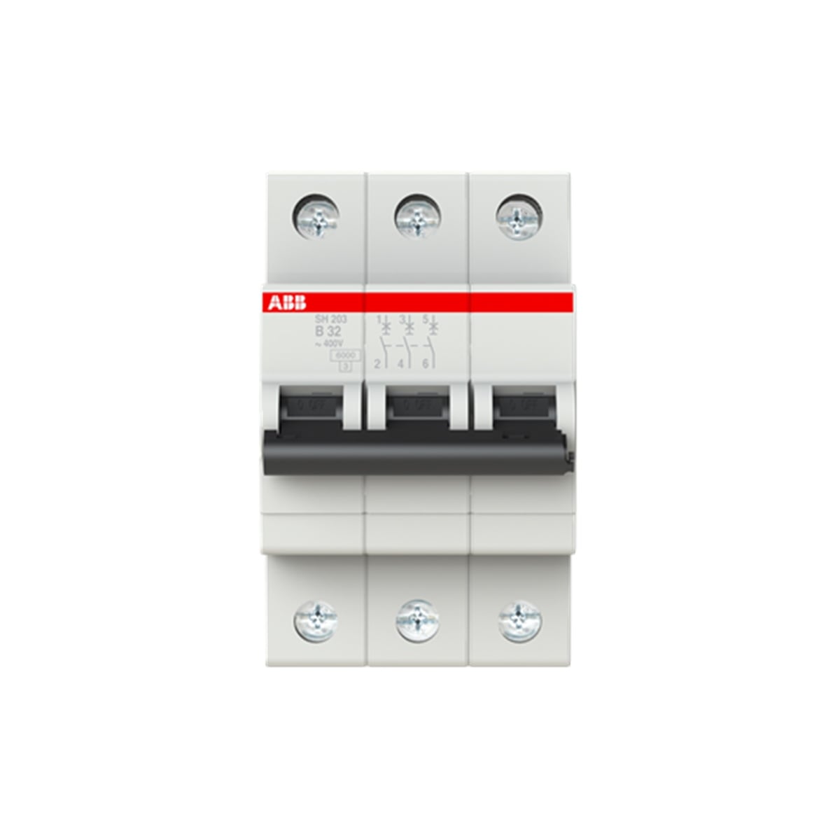 SH 203-B 32 3*32A 6kA B Tipi Otomatik Sigorta buyukelektromarket.com ABB