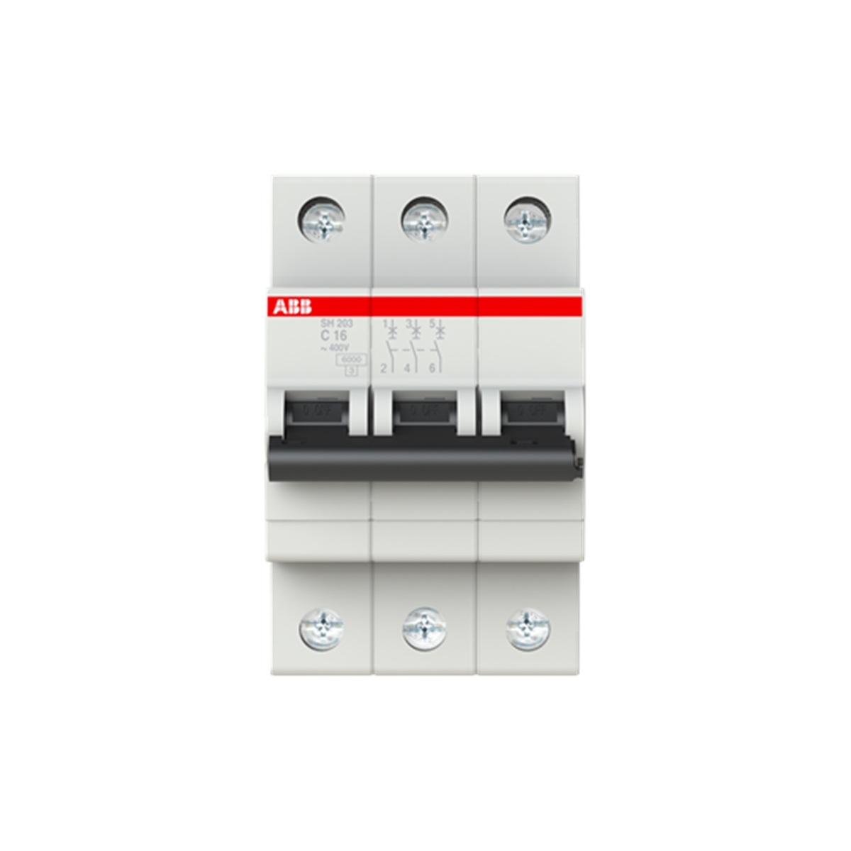 SH 203-C 16 3*16A 6kA C Tipi Otomatik Sigorta buyukelektromarket.com ABB