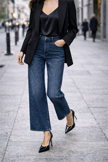 Dakota Siyah Rugan Topuklu Stiletto