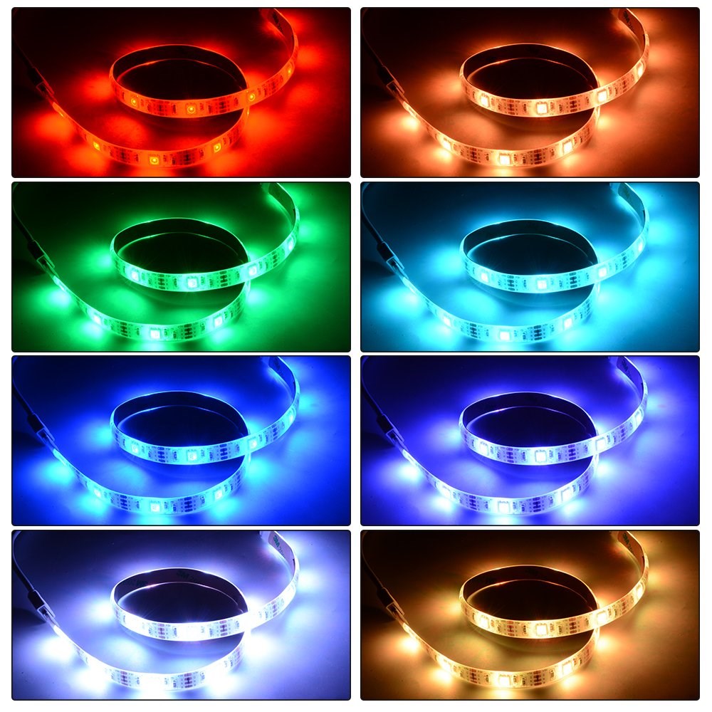 ÜÇ ÇİP ŞERİT LED DIŞ MEKAN SİLİKONLU RGB (5 METRE)
