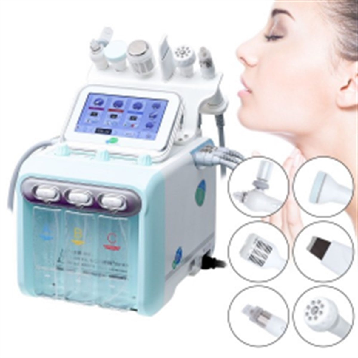 Profesyonel Hydra Facial HM Cihazı 6 Fonksiyonlu