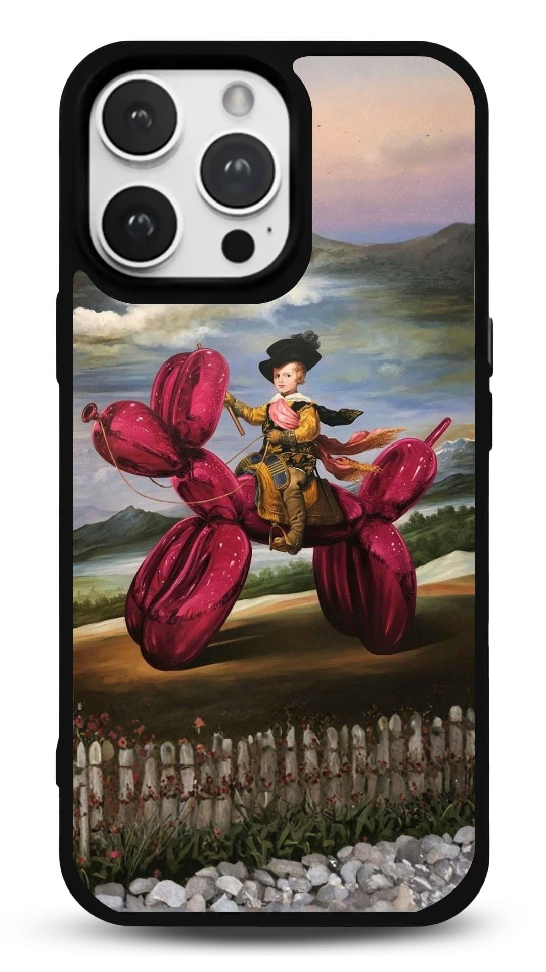 Balon Köpek Sanatsal Tablo Glossy Telefon Kılıfı
