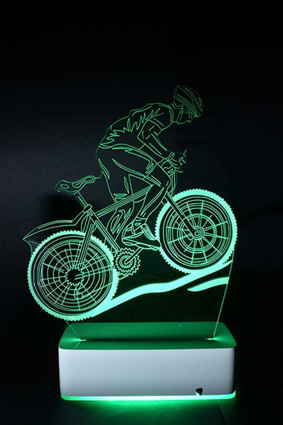 BİSİKLET 3D 16 RENK GECE LAMBASI