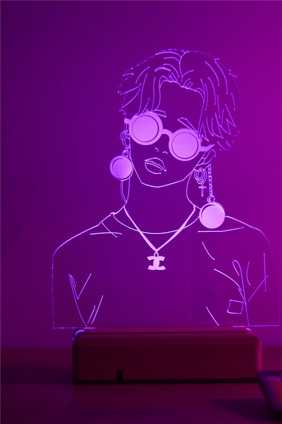 BTS Jimin 16 Renk Gece Lambası