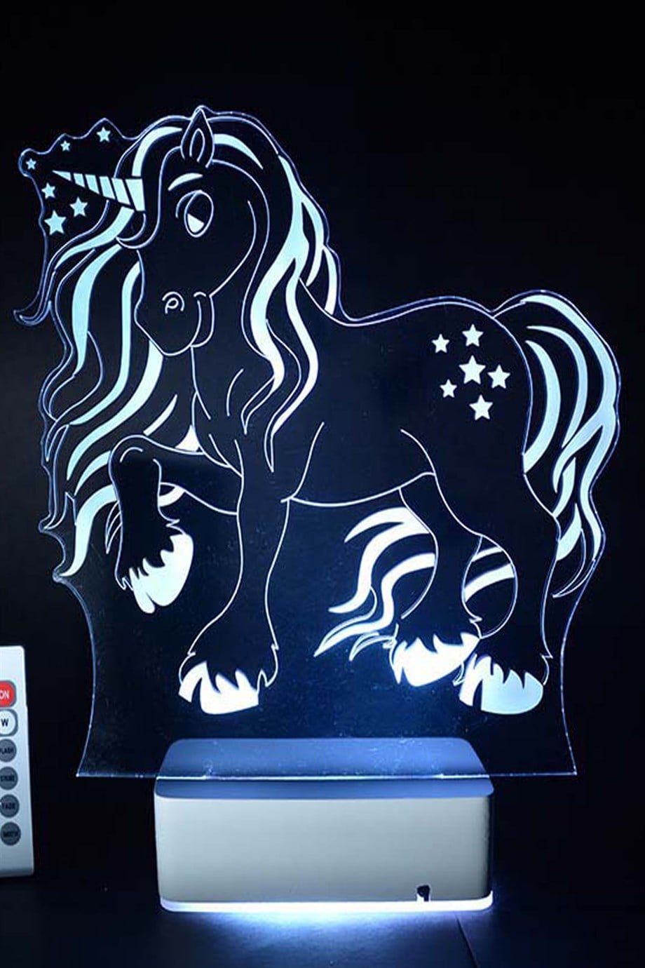 Çocuklara Özel Unicorn 16 Renk Gece Lambası