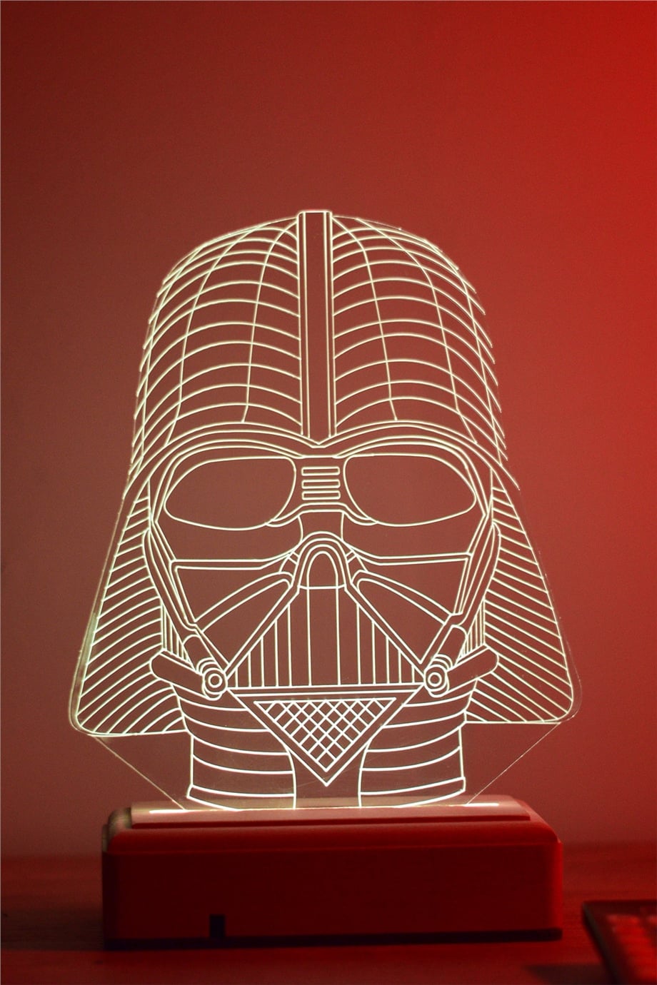 Darth Vader 3d 16 Renk Gece Lambası