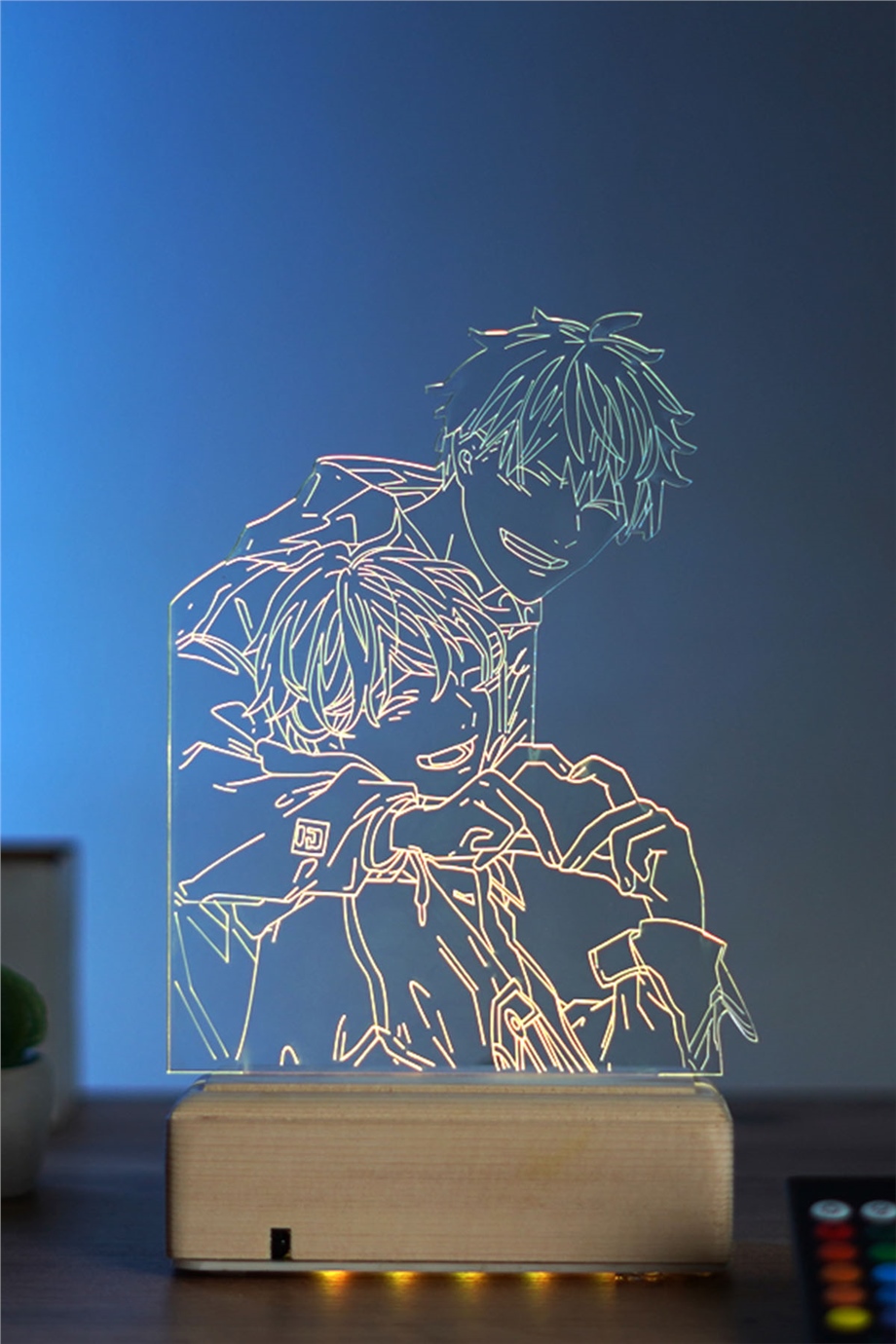 Given Mafuyu & Yuki 16 Renk Anime Gece Lambası