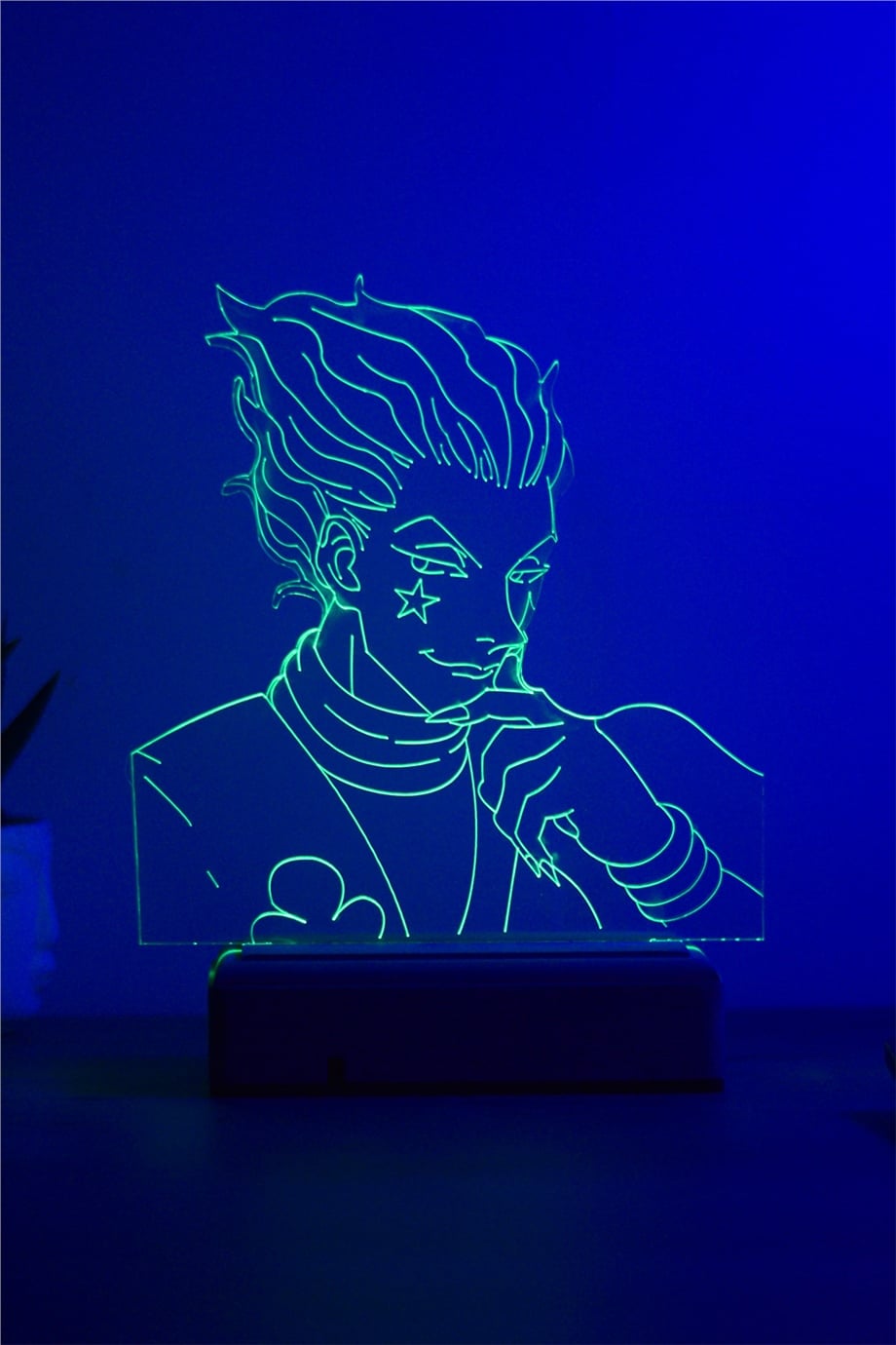 Hunter x Hunter Hisoka 16 Renk Gece Lambası