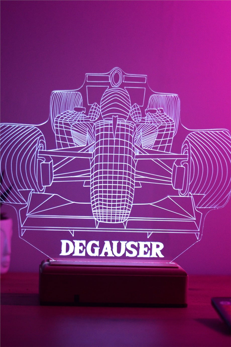 Kişiye Özel Formula F1 Masaüstü 3D Led Lamba