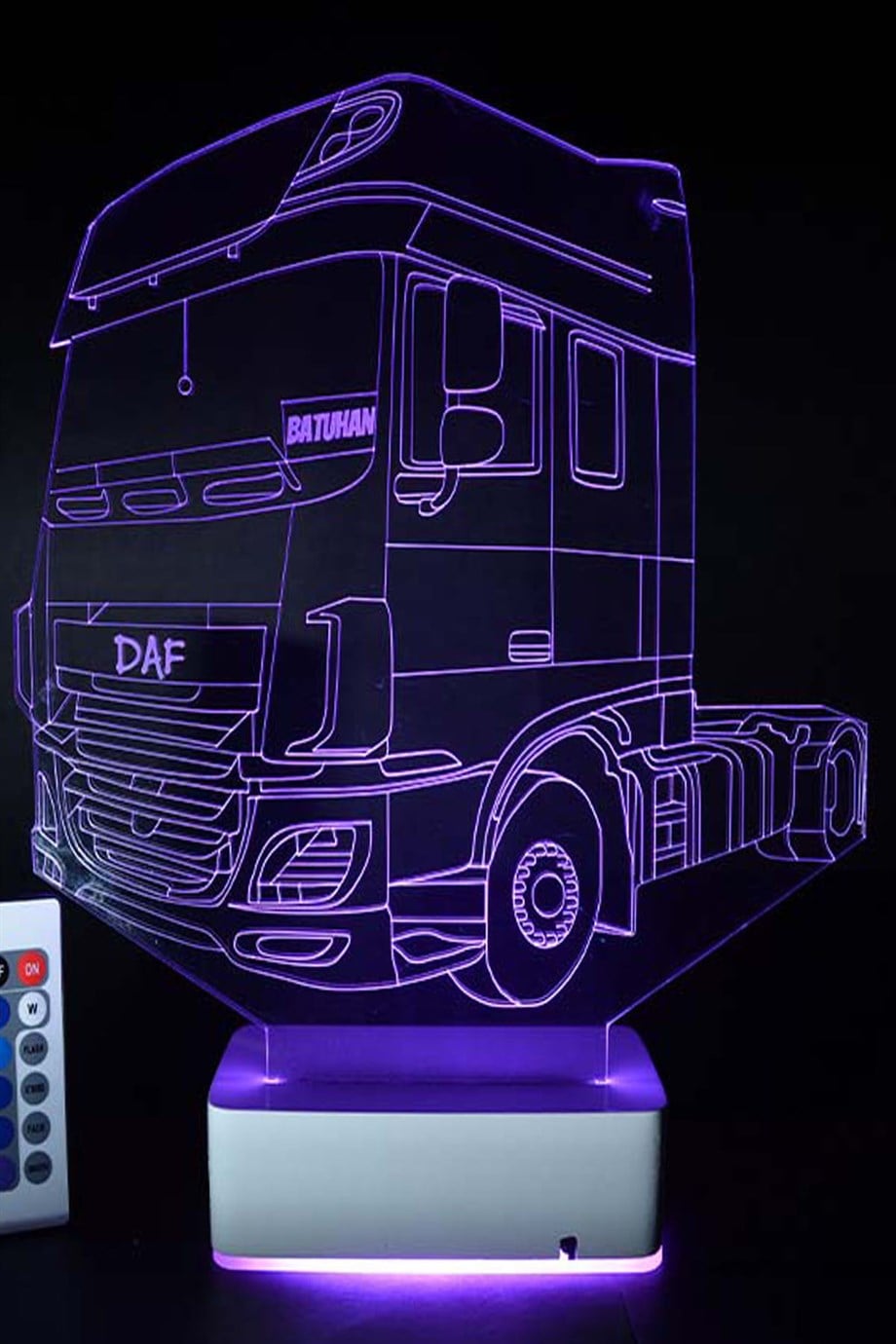 Kişiye Özel TIR 3D Led Lamba